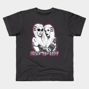 Black Metal Trixie And Katya Kids T-Shirt